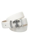 Anthoni Crown 1ALT90 Ceinture, Weiß Weiß 090 , 90 Femme