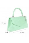 Girly Handbags Femmes Top Handle Faux Suede Clutch Bag Grab Holder Sac ˆ main pour femme