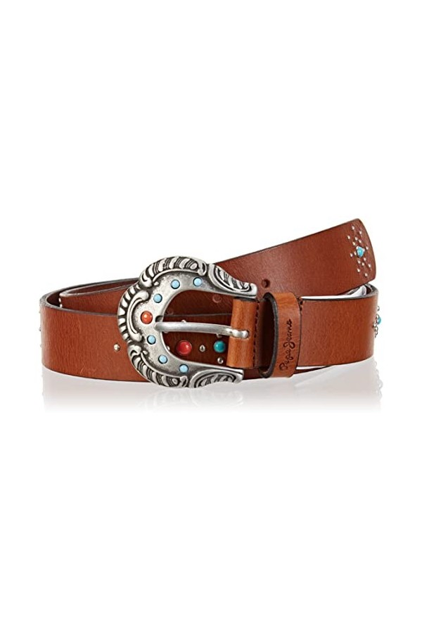 Pepe Jeans Ceinture Lori, Marron Tabac , S Femme