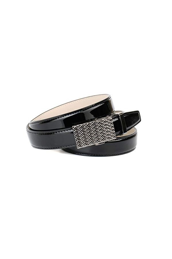 Anthoni Crown Ledergürtel Ceinture, Schwarz, 100 Femme