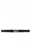Armani Exchange Belt Ceinture, Noir, 85 cm Femme