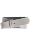 Luca Kayz Ceinture de rechange en cuir sans boucle interchangeable Calvados - 4 cm - Gris clair, gris clair, taille 100 cm