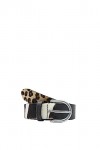 Desigual Belt_Patch Ceinture, Black, 90 aux Femmes