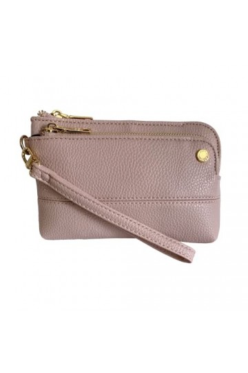 Steve Madden BTRELL Clutch Wristlet Pink Stripe One Size