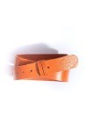 Luca Kayz CALVADOS Ceinture de rechange en cuir sans boucle interchangeable 4 cm Mandarine L 100 cm, mandarine, taille 100 cm