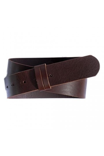 Luca Kayz CALVADOS Ceinture de rechange en cuir sans boucle de rechange 4 cm Marron, marron, Large