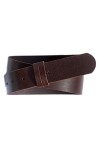 Luca Kayz CALVADOS Ceinture de rechange en cuir sans boucle de rechange 4 cm Marron, marron, Large