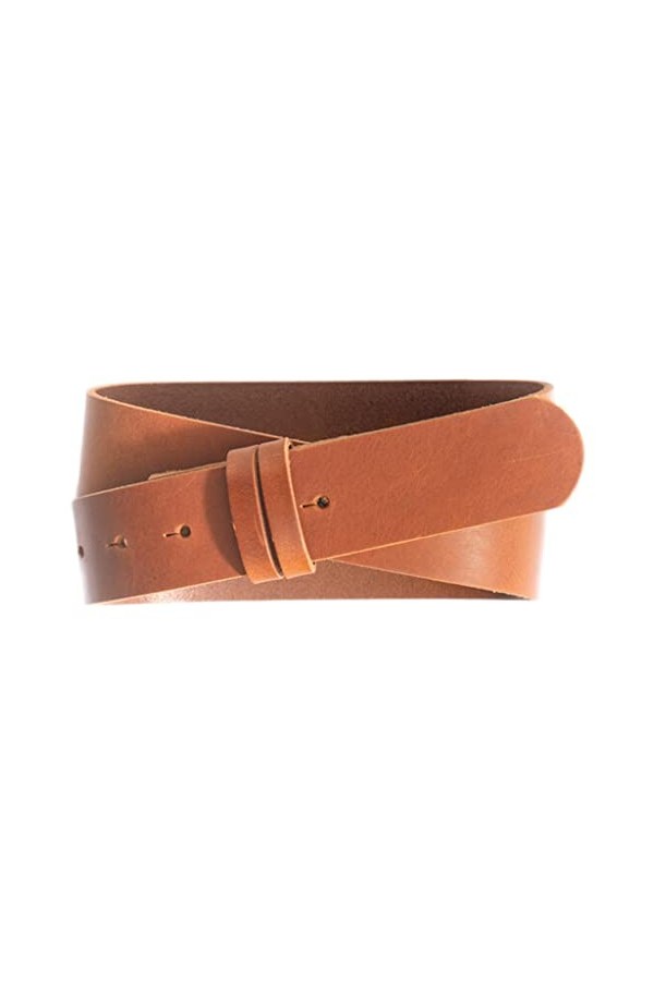 Luca Kayz CALVADOS Ceinture de rechange en cuir Cognac 4 cm, cognac, XX-Large