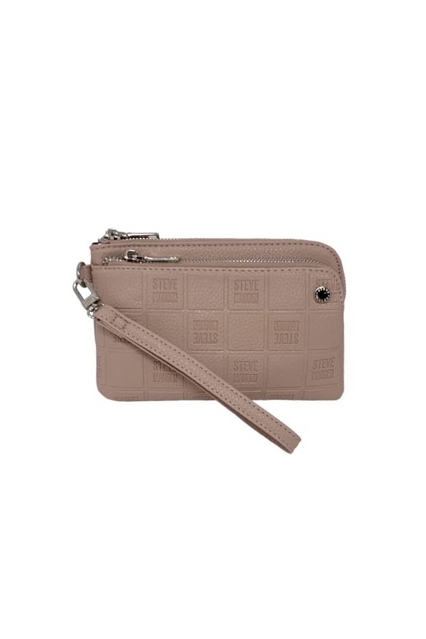 Steve Madden BTRELL Clutch Wristlet Pink Stripe One Size