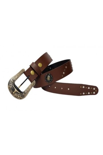 JF-Reitsport Western Style Belt 32 inches Cowboy Cowgirl Unisex, Black