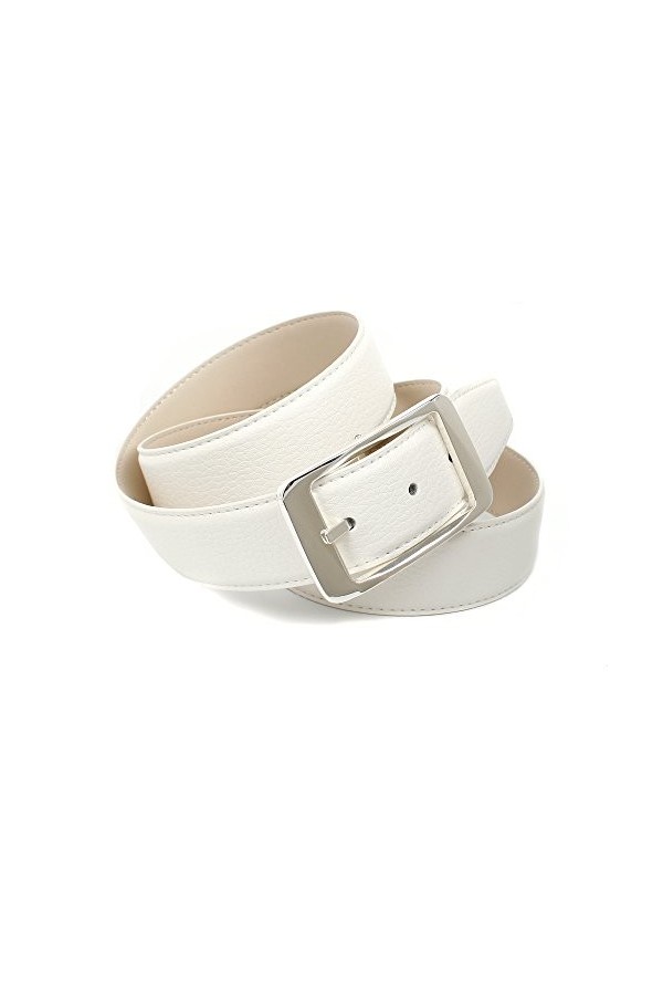 Anthoni Crown A1RET90 Ceinture, Noir Schwarz 010 , 95 cm Femme