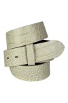 UmjuBELT Ceinture en cuir Colombo beige, beige, 95 cm