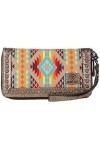Ariat Southwestern Cruiser Clutch Orange One Size