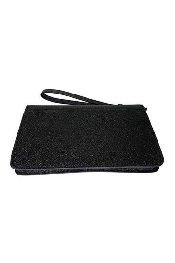 Kate Spade New York Joeley Boxed Multifunctional Wallet Wristlet Clutch WLRU5841 Black Glitter 