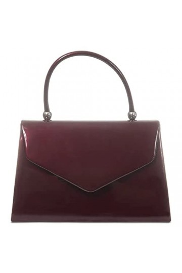 fi9 BNWT Retro Tote Patent Leather Bridal Wedding Evening Handbag Party Purse Clutch Shoulder Hand Bag