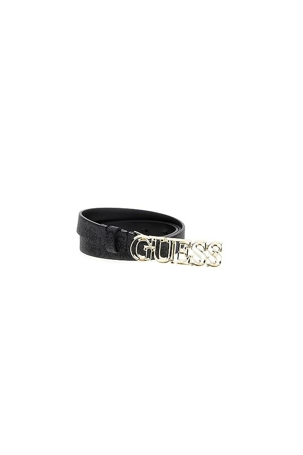 Guess Ceinture 20H 4G logo boucle lettrage BW7859P3420 CLO, Noir, L