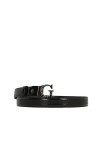 GUESS Ceinture pour femme en strass brillants, logo ceinture BW7745VIN25, Noir , M