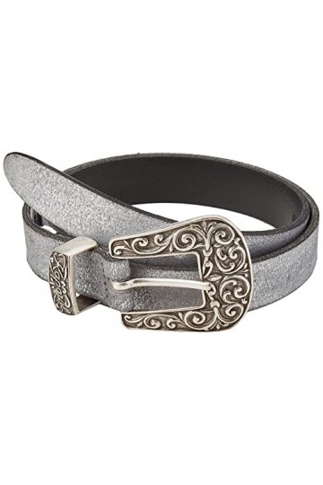 Kaporal Ceinture Femme-Modèle LINY-Couleur Silver-Taille 80, Womens