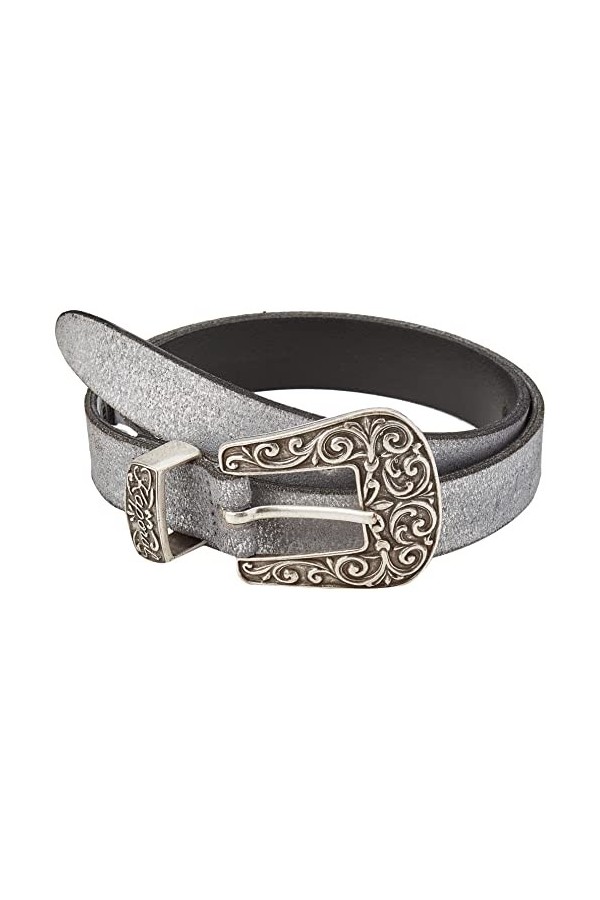 Kaporal Ceinture Femme-Modèle LINY-Couleur Silver-Taille 80, Womens