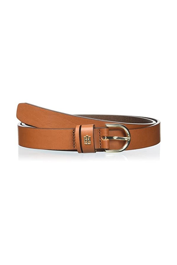 Hilfiger Flag TH Timeless 2.5 Curve Ceinture, Cognac, 135 Femme
