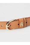 Tommy Hilfiger Ceinture Femme TH Timeless 2.5 Ceinture Cuir, Marron Cognac , 135