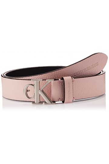 Calvin Klein Mono Hardware Boucle Ronde 30 mm Ceinture, Blossom, 80 cm Femme