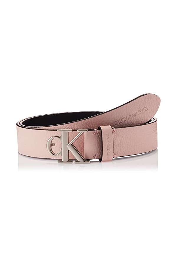 Calvin Klein Mono Hardware Boucle Ronde 30 mm Ceinture, Blossom, 80 cm Femme