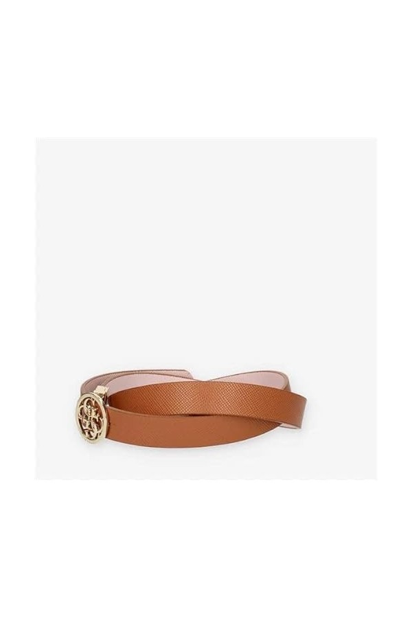 GUESS Ceinture Noelle BELT BW7774VIN25 Beige Light Cognac/Light Rose Hauteur 2,5 cm 95-110, Beige Light Cognac/Light Rose - H