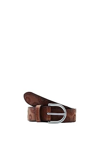 Desigual Belt_Embossed Ceinture, Brown, 90 aux Femmes
