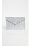 Rebecca Minkoff Womens Glitter Leo Clutch