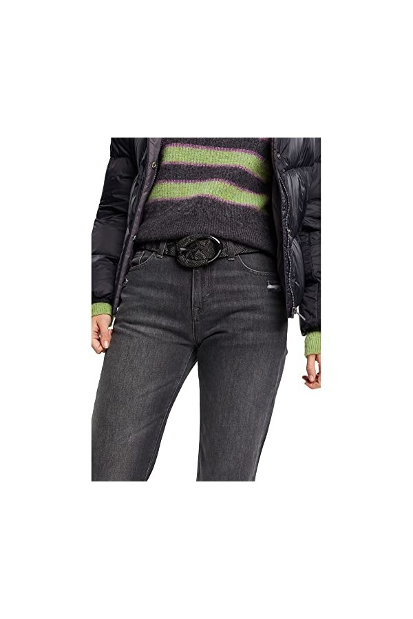 ESPRIT 112ea1s305 Ceinture, 001/Noir, 75 Femme