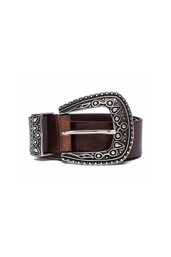 REPLAY Aw2577 Ceinture, 117 Fils Tobacco, 80 cm Femme
