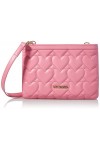 Love Moschino Ss21 Clutch pour Femme, Sac à bandoulière, Collection Printemps été 2021, Rose, Taille Unique