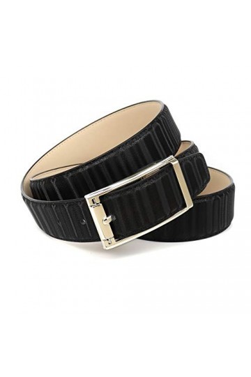 Anthoni Crown Ledergürtel Ceinture, Schwarz, 100 Femme
