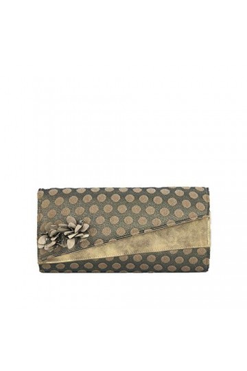 Ruby Shoo Hanoi Gold Womens Hand Clutch Bag