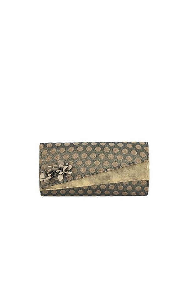 Ruby Shoo Hanoi Gold Womens Hand Clutch Bag