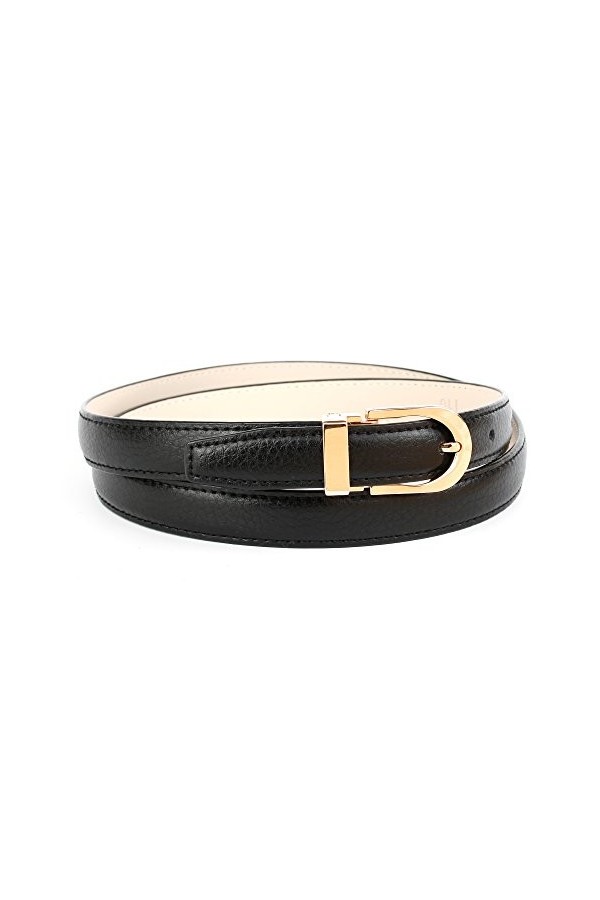 Anthoni Crown 43T10 Ceinture, Schwarz Schwarz 010 , 95 Femme