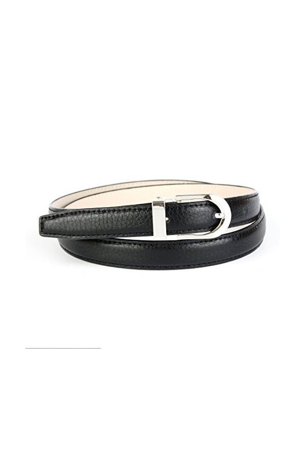 Anthoni Crown 13t10 Ceinture, Noir 010 , 85 cm Femme