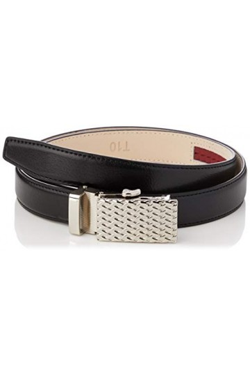 Anthoni Crown Ledergürtel Ceinture, Schwarz, 85 Femme