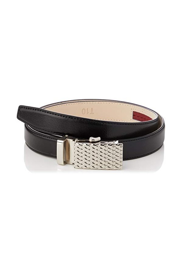 Anthoni Crown Ledergürtel Ceinture, Schwarz, 85 Femme