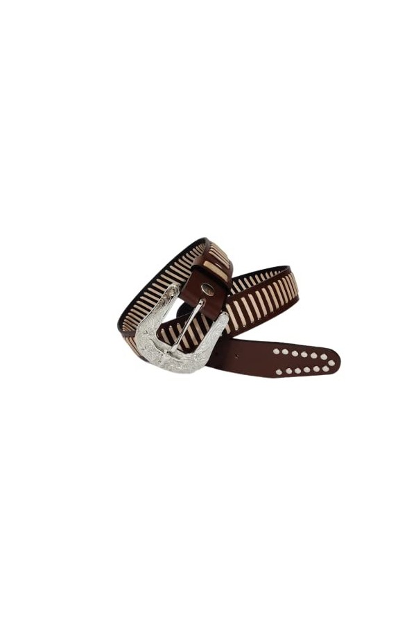 JF-Reitsport Western Style Belt 32 inches Cowboy Cowgirl Unisex, Black