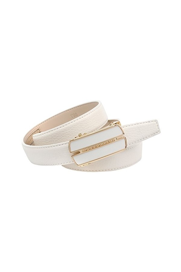 Anthoni Crown А4WMT90 Ceinture, Weiß Weiß 090 , 100 Femme