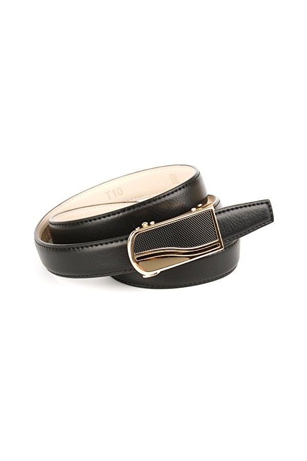 Anthoni Crown A4YT10 Ceinture, Noir Schwarz 010 , 90 Femme