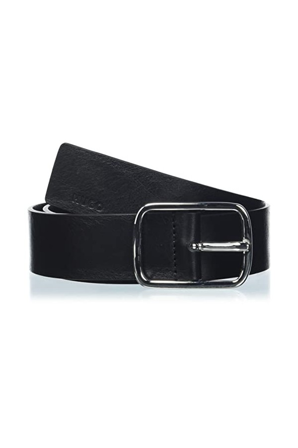 HUGO Amelie Belt 3,5cm-CS Ceinture, Black1, 75 Femme