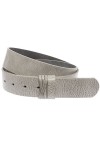 Luca Kayz Ceinture de rechange en cuir pour femme sans boucle interchangeable GUMP 4 cm Gris - Gris - X-Large