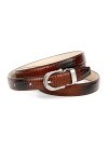 Anthoni Crown Ledergürtel Ceinture, Braun, 90 Femme