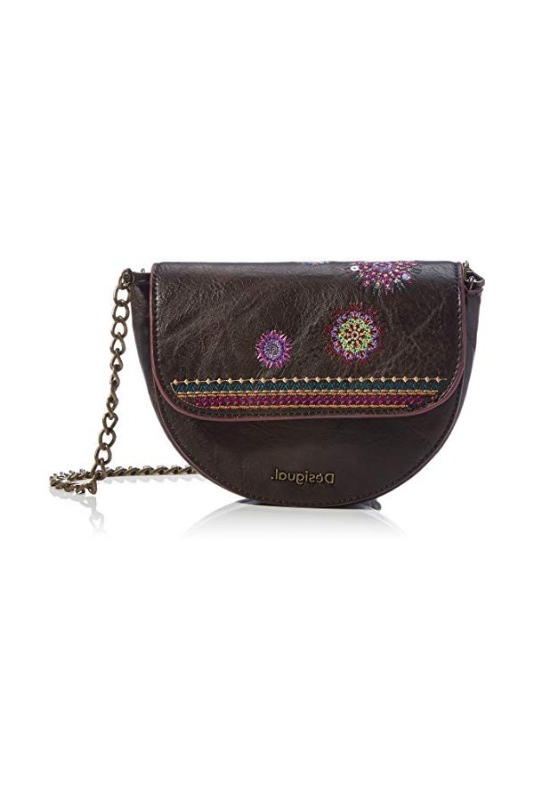 Desigual Accessoires Ceinture en polyuréthane, Femme, Marron, U