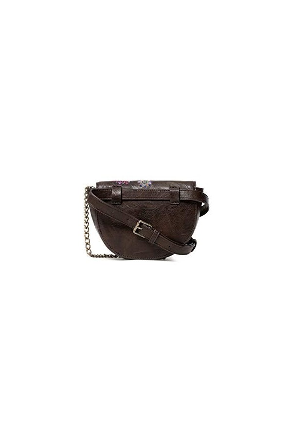 Desigual Accessoires Ceinture en polyuréthane, Femme, Marron, U