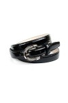 Anthoni Crown Ss2.00l Ceinture, Noir Schwarz 010 , 100 Taille Fabricant: 85 Femme