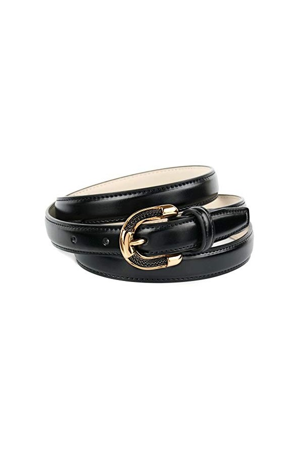 Anthoni Crown Gb2.010 Ceinture, Noir Schwarz 010 , 110 Taille Fabricant: 95 Femme